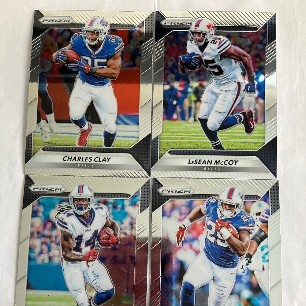 PRISTINE 2016 PANINI PRIZM NFL NY Buffalo Bills FOUR (4) SELECT TEAM MEMBERS